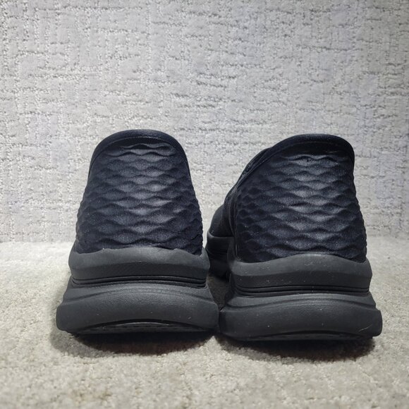 Skechers D'Lux Walker Relaxed Fit Orford Men's Size 11.5 Black Slip-in Sneakers - Picture 9 of 11